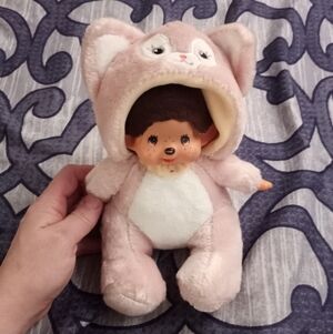 Vintage *RARE* Monchhichi Sekiguchi DISNEYLAND HONG KONG